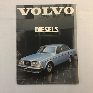 1980 Volvo Diesel Car Automobile Sales Brochure Catalog Sedan Station Wagon - Picture 1 of 6