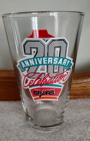San Antonio Spurs Vintage 20th Anniversary Pizza Hut Beer Glass Cover
