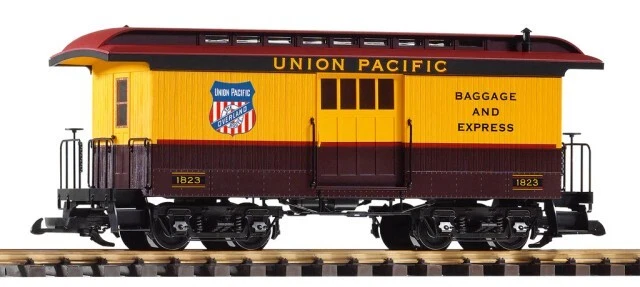 Piko ~ G Scale ~ Union Pacific #1823 ~ Wood Baggage Car ~ 38675 - Image 1 of 1