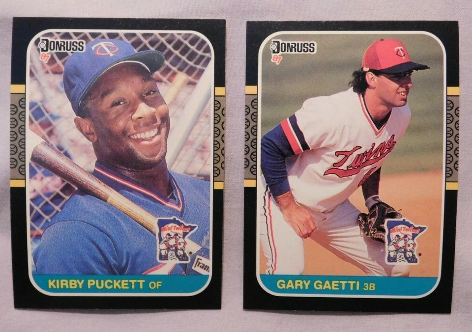 1987 Donruss Minnesota Twins Baseball Card Pick one - Image 1 of 1