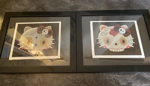 Misha Hello Kitty 50th Anniversary Day Of The Dead Limited Rare Signed Prints - Picture 1 of 12