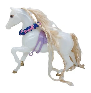 Vintage 2002 Barbie Rapunzel Movie Botticelli Carriage Horse - Picture 1 of 6