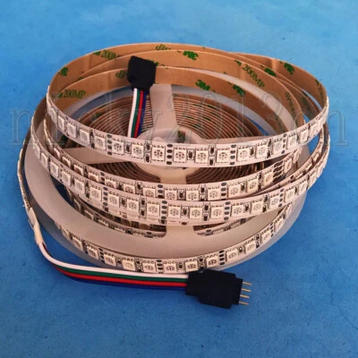 12V /24V 5M 5050 SMD RGB LED Flexible Strip Light Tape 600LEDs Muti Color Change - Image 1 of 4
