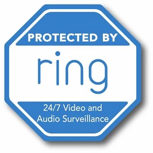 Ring Doorbell Sticker Video Security Camera Yard Sign Sticker Outdoor Safe 3.75" - Picture 1 of 1