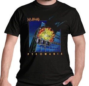 Official Def Leppard T Shirt Pyromania Rock Album Licensed Tee S-2XL New - Picture 1 of 5