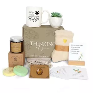 Sympathy Gift Baskets - Care Package Get Well Soon Gifts for Women, Thinking - Picture 1 of 8