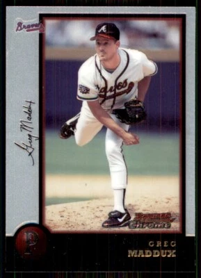 1998 Bowman Chrome #16 Greg Maddux Atlanta Braves - Image 1 of 2
