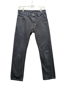 Levis 511 Jeans Boys Youth Sz 14 Reg 27x27 Dark Gray 5 Pocket Straight Skinny - Picture 1 of 17