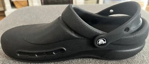 CROCS Men's 7 Women's 9 Black SINGLE RIGHT SHOE Amputee Bistro Slip Resistant - Picture 1 of 4