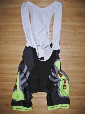 DIANNO Cycle BIB Bicycle Shorts Size XL Poly Spandex CONTOUR Pad GHOST RIDER - Image 1 of 4