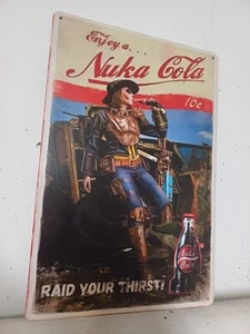 Fallout Nuka Cola Blechschild Metall Poster NEU - Bild 1 von 1