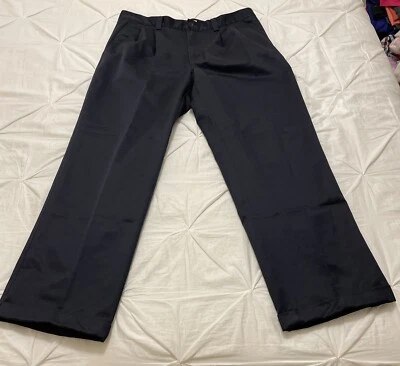 EUC! Vintage Gap Men’s Pleated Front Cuff Navy Blue Chino Pants Size 36 X 32 - Image 1 of 4