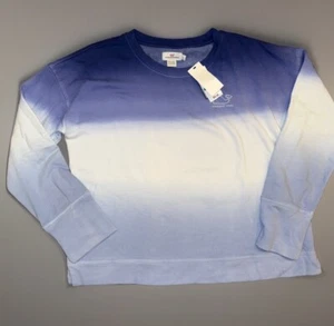NEW Women’s size large Vineyard Vines blue ombre sweatshirt - Picture 1 of 4