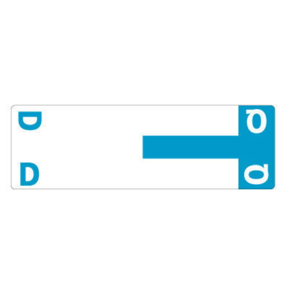 Smead AlphaZ NCC Color-Coded Name Labels - Sheets D and Q 100 qty - Image 1 of 1