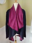 Talbots Shawl/Shrug Open Front Long Sleeve Two-tone Lightweight Cotton Size XS