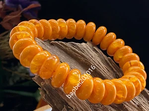 Brazalete de cera de abejas ámbar amarillo mexicano natural certificado 15 mm 7,5*---- - Imagen 1 de 5