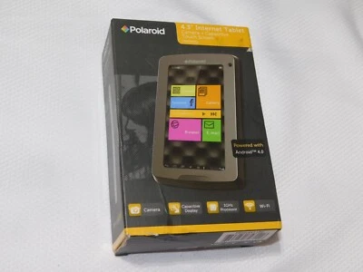 Polaroid 4.3" Internet Tablet PMID4311 BK Android 4.0 Touchscreen NEW SEALED - Image 1 of 2
