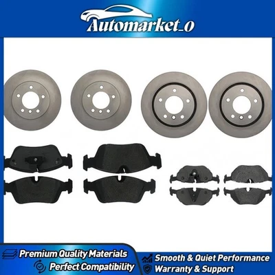 Kit de atualização de freio a disco dianteiro e traseiro para BMW 323i 2000-2000 - Imagem 1 de 2