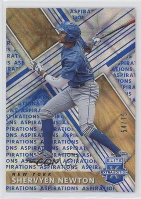 2019 Panini Elite Extra Edition Aspirations Blue /75 Shervyen Newton #94 - Image 1 of 2