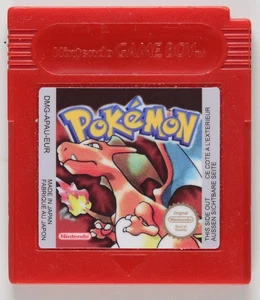 Pokémon Red Game Boy RPG 1999 PAL | TESTED | NINTENDO | ADVENTURE | NEW STICKER - Picture 1 of 4