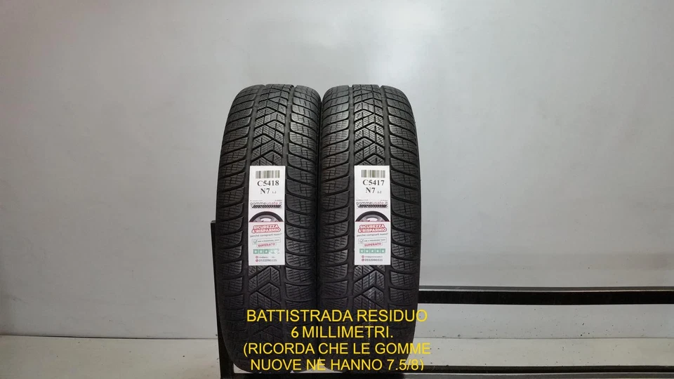 GOMME USATE  TERMICHE 225/65R17 102T PIRELLI SCORPION WINTER PNEUMATICI C05418 - Bild 1 von 1