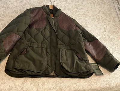 Eddie Bauer 1936 Skyliner Modelo Plumón de Ganso Chaqueta de Invierno con Ribete de Cuero Talla 2X Foto 1 de 4