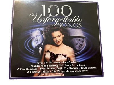 100 Unforgettable Songs (4-CD Box Set) Pre-Owned CD’s , Various Artist Foto 1 de 3