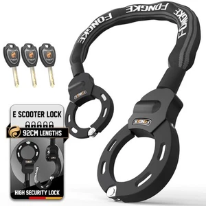 Electric Scooter Locks Anti Theft, Scooter Lock with Key, Bike Locks Heavy Du... - Picture 1 of 7