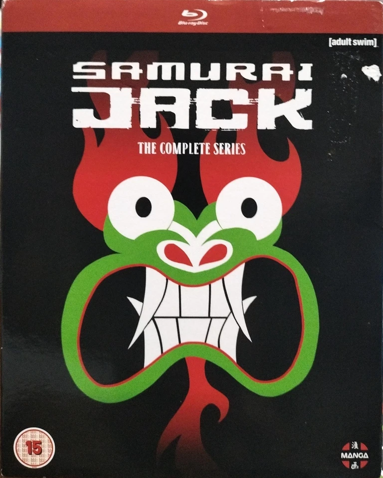 DAMAGED CASE Samurai Jack: The Complete Series Box Set 5 Disc Blu-ray 2019 RARE - Image 1 of 4