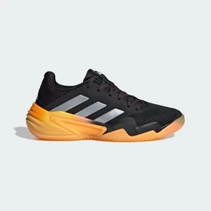 Adidas Barricade 13 Clay Tennis Shoes Men’s Black/Orange Size UK 10 (Ref182) - Picture 1 of 5
