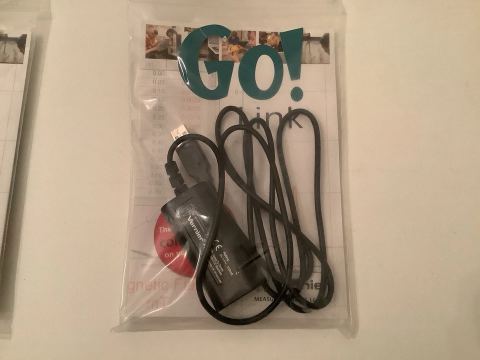 Lote de 7 Go! Link Vernier Interfaz USB Equipo de Laboratorio Escolar con CD, + CD Extra Foto 1 de 4