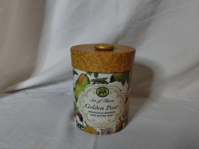 3 Michel Design Works Moisturizing Shea Butter Bar Soaps - Golden Pear - 3.8 oz - Image 1 of 4