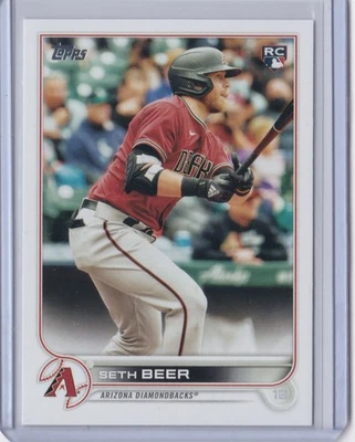 2022 Topps Series 2 Seth Beer Rookie RC Baseball Card #345 Arizona Diamondbacks - Image 1 of 2