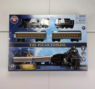 The Polar Express Train Set Lionel 28 Piece Battery Operated 7-11925 New Sealed - Image 1 of 4