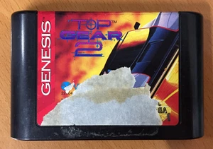 TOP GEAR 2 II Sega Genesis NUR SPIELKASSETTE Racing GEN - GETESTET & FUNKTIONSFÄHIG - Bild 1 von 2