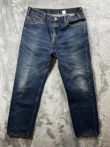 Vintage Levis 505 Jeans Herren 36x32 Regular Straight Medium Wash Y2K Denim 90s - Bild 1 von 11