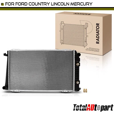 Radiador de aluminio para Ford Country Squire 87-91 Lincoln Town Car Mercury Auto Foto 1 de 4
