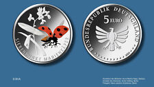 5 Euro  2023 - Siebenpunkt Marienkäfer -  Wunderwelt der Insekten - Vorverkauf