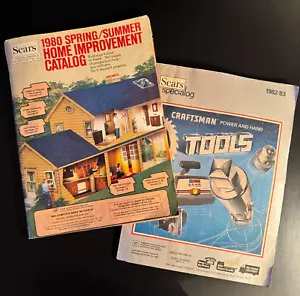 SEARS 1980 HOME IMPROVEMENT CATALOG + SEARS 1982/83 SPECIALOG CRAFTSMAN TOOLS - Picture 1 of 18
