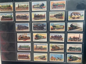 cigarette cards railway engines full set 1934 - Picture 1 of 2