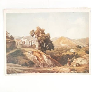 Impression Illustration Du Tableau - Paysage Campano - De Giacinto Gigante - Picture 1 of 3