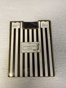 Henri Bendel Control Top Lycra collant ultra trasparente medio nero illusione - Foto 1 di 7