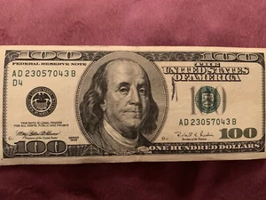 1996 One Hundred Dollar Bill “Big Ben” $100.00! - Picture 1 of 12