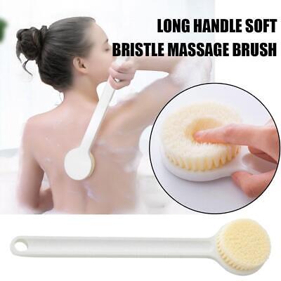 Shower Long Handle Body Bath Brush Dry Cleaner Skin Scrubber Massage Back F5Q7 • 5.63€
