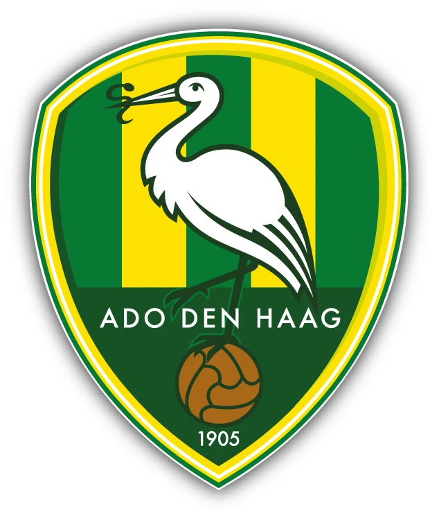 Ado Den Haag FC Netherlands Soccer Football Car Bumper Sticker Decal 4'' x 5''