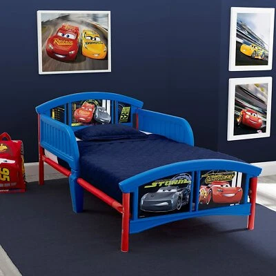 Muebles de plástico con cama para niños pequeños Lightning McQueen Storm para niños pequeños Foto 1 de 3