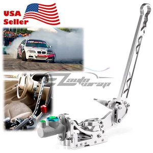 Silver Hydraulic Racing Hand E Brake Drift Rally Handbrake Aluminium Lever HB05 - Picture 1 of 8