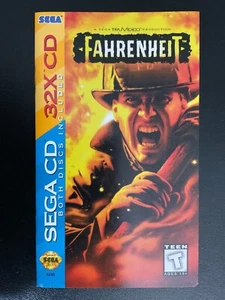 Farenheit SEGA CD / 32X Instruction Manual Only - Picture 1 of 3