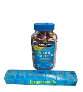 Stool Softener Laxative 100mg 400 Softgels With one weekly pill planner - Picture 1 of 2