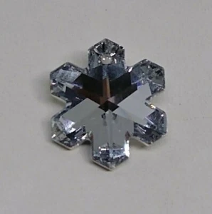 Swarovski Crystal Comet Argent Light CAL 20mm Snowflake 6704 Pendant; Rare - Picture 1 of 1